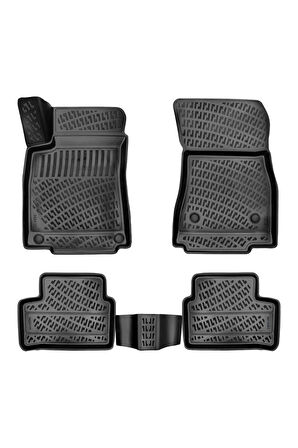 Mercedes A Serisi W177 SEDAN KULAKSIZ 2024 Model 3D Bagaj Havuzu ve Araca Özel Paspas Seti