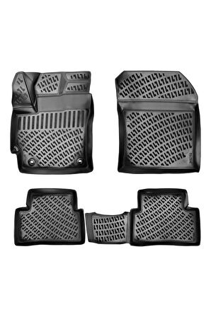 Toyota Corolla (sedan) 2019 Model 3D Bagaj Havuzu ve Araca Özel Paspas Seti 