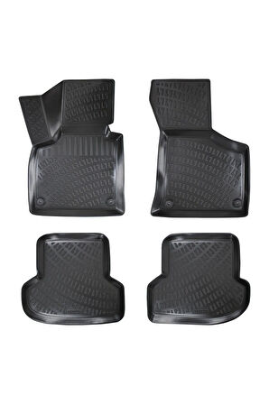 AUDİ A3 HB 2006 Model 3D Bagaj Havuzu ve Araca Özel Paspas Seti 