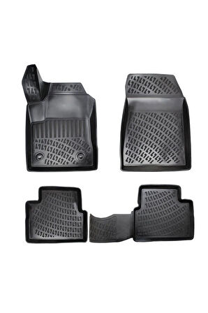 Fiat Stilo Station Wagon 2003 Model 3D Bagaj Havuzu ve Araca Özel Paspas Seti 