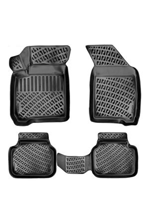 Fiat Freemont 2009 Sonrası Model 3D Bagaj Havuzu ve Araca Özel Paspas Seti 