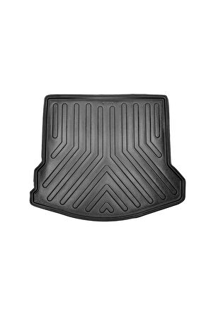 Ford Focus 3.5 Sedan Düz Zemin İnce Stepne Kulaklı 2017 3D Bagaj Havuzu ve Araca Özel Paspas Seti