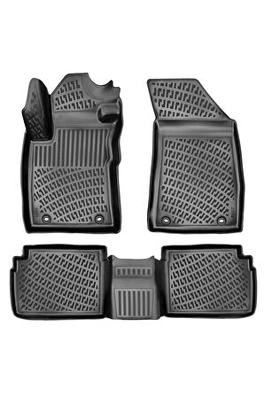 MG ZS EV (Elektirikli) (Alt Kısım) 2024 Model 3D Bagaj Havuzu ve Araca Özel Paspas Seti 