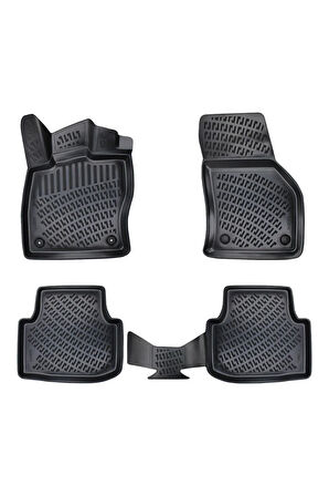 Cupra Formentor (Üst Kısım) 2022 Model 3D Bagaj Havuzu ve Araca Özel Paspas Seti 