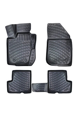 Dacia Duster 2 WD (4x2) 2009 Model Uyumlu3D Bagaj Havuzu ve Araca Özel Paspas Seti 