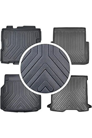 AUDİ A6 C5 2000 Model 3D Bagaj Havuzu ve Araca Özel Paspas Seti 