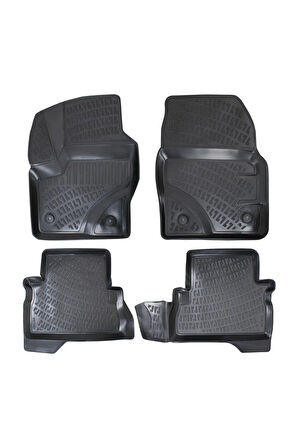 Ford Kuga 2018 Model 3D Bagaj Havuzu ve Araca Özel Paspas Seti 