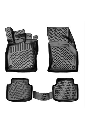 Skoda Super B 2021 Model 3D Bagaj Havuzu ve Araca Özel Paspas Seti 