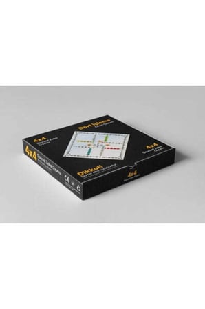 4x4 Sayısal Zeka ve Matematik Ahşap Zar Oyunu + Mesakademi Eğitim Desteği Hediyeli