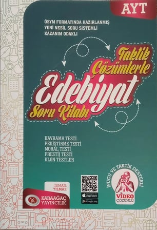 AYT Taktik Çözümlerle Edebiyat Soru Kitabı - İsmail Yılmaz (Karaağaç) + Mesakademi Hediyeli