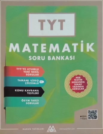 TYT Matematik Soru Bankası - Marsis Yayınları (Sınav Tadında) + Mesakademi Hediyeli