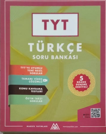 TYT Türkçe Soru Bankası (5 Branş Deneme) - Marsis Yayınları + Mesakademi Hediyeli