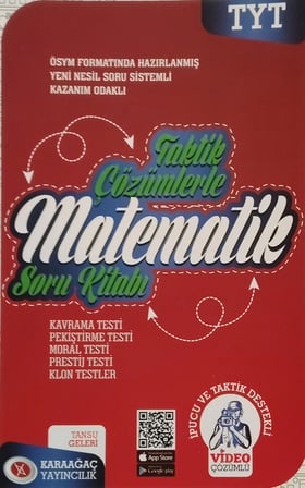 TYT Taktik Çözümlerle Matematik Soru Kitabı - Tansu Geleri (Karaağaç) + Mesakademi Hediyeli
