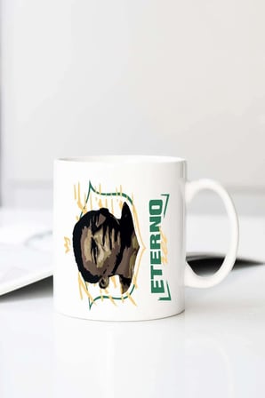 Eterno Hunors Baskılı 330 ml Porselen Kupa Bardak (123617-1)