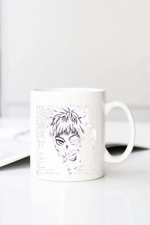 Favorim50ton Anime Jujutsu Kai Baskılı 330 ml Porselen Kupa Bardak (123660-1)