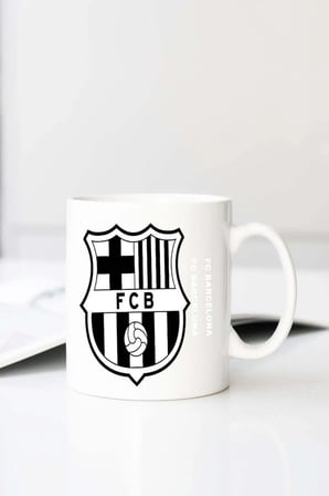 Fc Barcelona Baskılı 330 ml Porselen Kupa Bardak (123665-1)