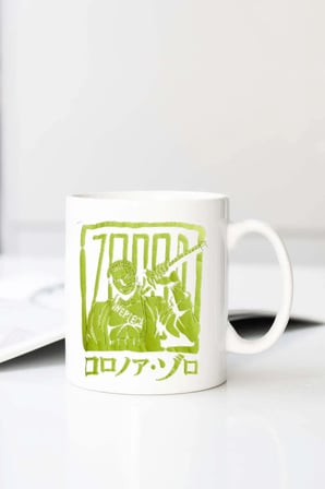 Galaxybutiqe One Piece Zoro Baskılı 330 ml Porselen Kupa Bardak (123795-1)