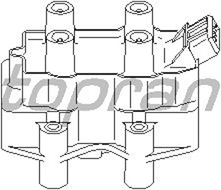 TOPRAN Atesleme Bobını Astra F 2.0 16v (95-98)-Vectra A 2.0 16v (94-95)-Vectra B 2.0 16