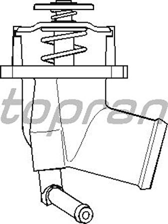 TOPRAN 755 Termostat Komple Astra G-Corsa C-Vectra B-C-Merıva-Zafıra-1.4-1.6-1.4 16v-1.