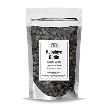 Kebabiye Bütün 50 gr (1. Kalite) Piper cubeba