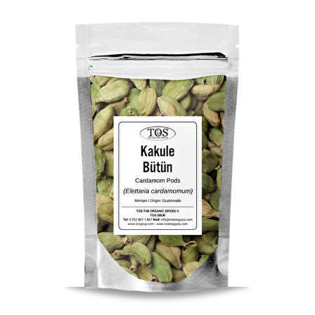 Kakule Bütün 100 gr (1. Kalite) Elettaria cardamomum