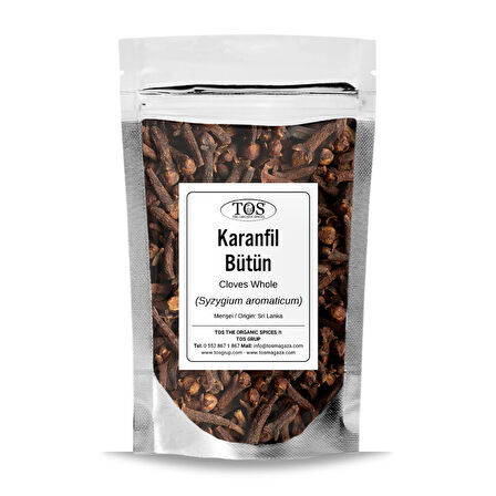 Karanfil Bütün 50 gr (1. Kalite) Syzygium aromaticum