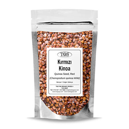 Kırmızı Kinoa 50 gr (1. Kalite) Chenopodium quinoa Willd