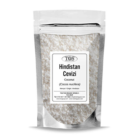 Hindistan Cevizi 250 gr (1. Kalite) Cocos nucifera