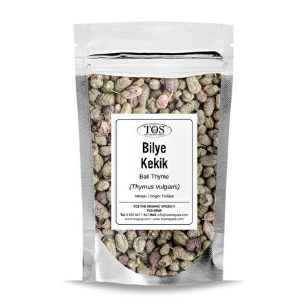 Bilye Kekik 50 gr (1. Kalite) Thymus vulgaris