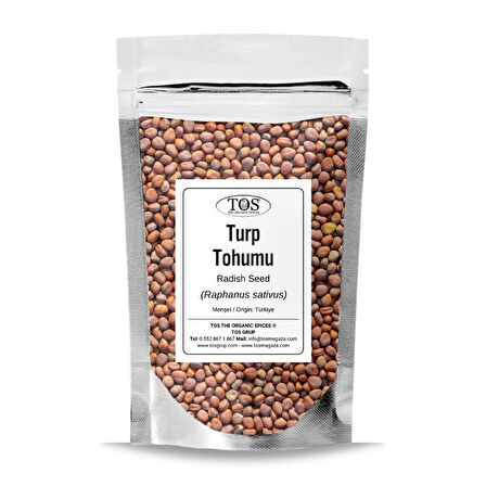 Turp Tohumu 250 gr (1. Kalite) Raphanus sativus