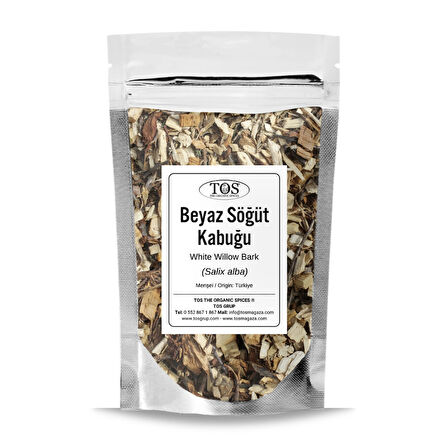Beyaz Söğüt Kabuğu 50 gr (1. Kalite) Salix alba