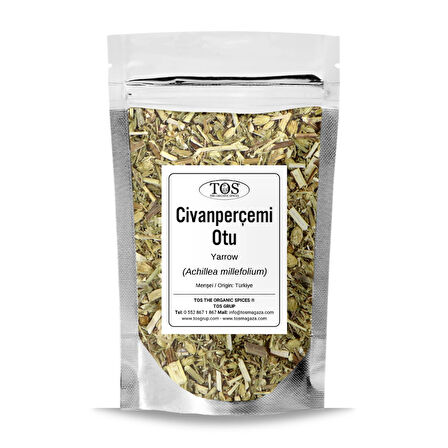 Civanperçemi 50 gr (1. Kalite) Achillea millefolium