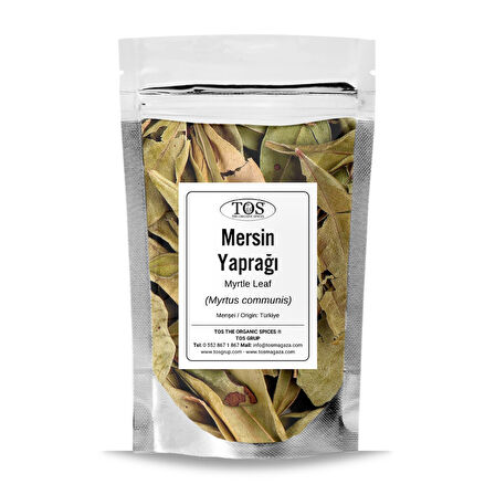 Mersin Yaprağı 250 gr (1. Kalite) Myrtus communis