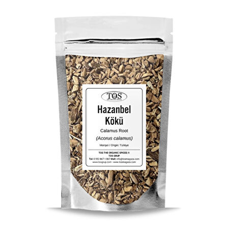 Hazanbel Kökü (Hint Kamışı) 50 gr (1. Kalite) Acorus calamus