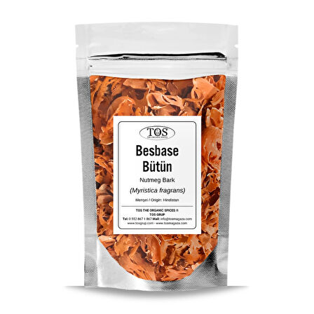 Besbase Bütün 50 gr (1. Kalite) Myristica fragrans