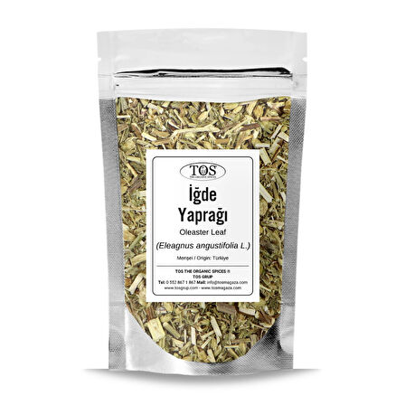 İğde Yaprağı 50 gr (1. Kalite) Eleagnus angustifolia L.
