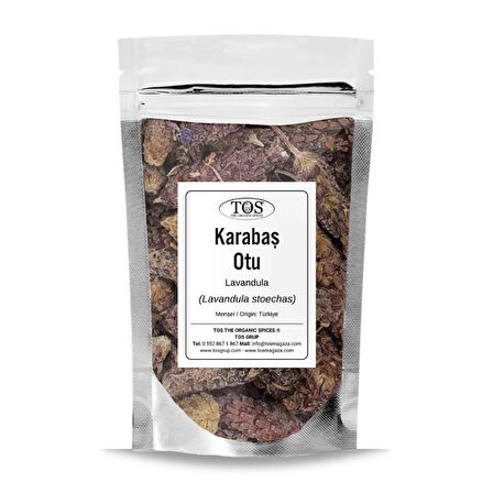 Karabaş Otu 100 gr (1. Kalite) Lavandula stoechas