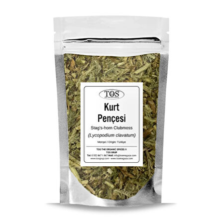Kurt Pençesi 50 gr (1. Kalite) Lycopodium clavatum