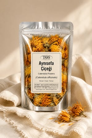 Aynısefa Çiçeği (Calendula) 50 gr (1. Kalite) Calendula officinalis
