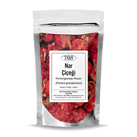 Nar Çiçeği 50 gr (1. Kalite) Punica granatumun