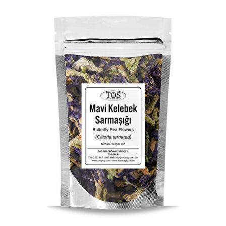 Mavi Kelebek Sarmaşığı 10 gr (1. Kalite) Clitoria ternatea