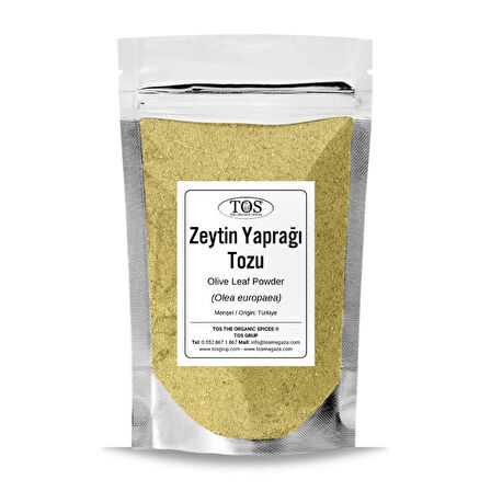 Zeytin Yaprağı Tozu 100 gr (1. Kalite) Olea europaea
