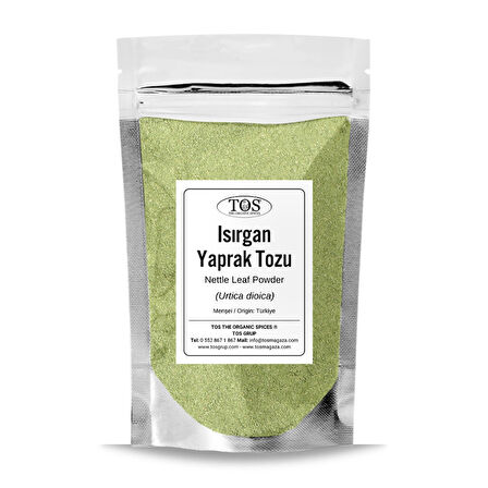 Isırgan Yaprağı Tozu 100 gr (1. Kalite) Urtica dioica