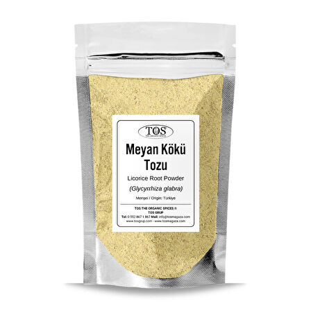 Meyan Kökü Tozu 100 gr (1. Kalite) Glycyrrhiza glabra