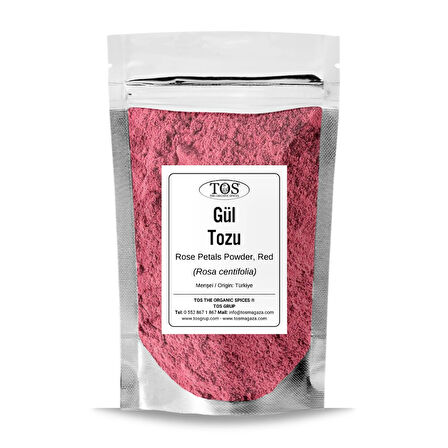 Gül Tozu 100 gr (1. Kalite) Rosa centifolia