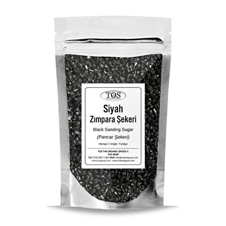 Siyah Zımpara Şekeri 100 gr Black Sanding Sugar