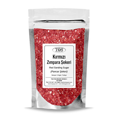 Kırmızı Zımpara Şekeri 250 gr Red Sanding Sugar