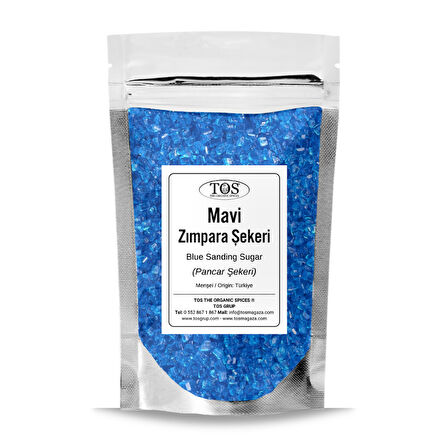 Mavi Zımpara Şekeri 100 gr Blue Sanding Sugar