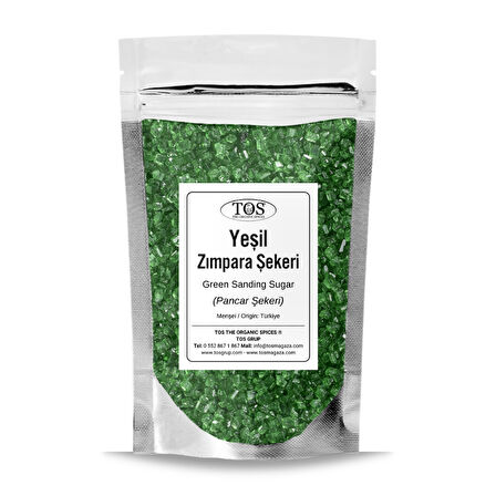 Yeşil Zımpara Şekeri 1 kg Green Sanding Sugar