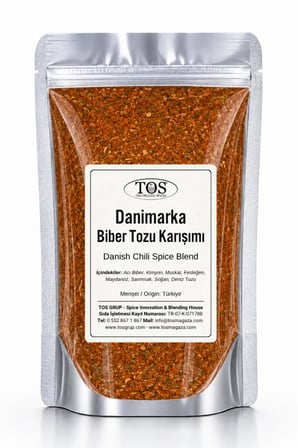 Danimarka Biber Tozu Karışımı 250 gr (1. Kalite) Danish Chili Powder Mix